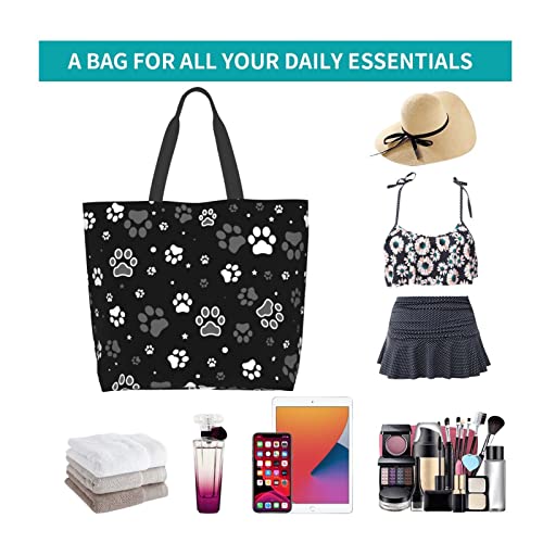 AZJOYLIFE Tote Bag for Women Large Beach Bag Reusable Grocery Bags Handbag for Travel Shopping
