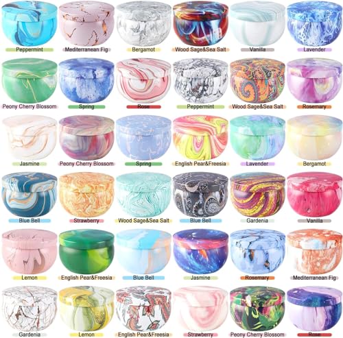YOROXRG 36 Packs Scented Candles Gift Set, Fragrances Candle for Women, 2.5 OZ Portable Jar Candle for for Spa, Yoga, Bat...