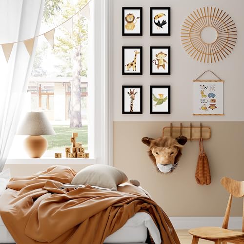 Vittanly 4x6 Picture Frame Set of 3, Display Pictures 3.5x5 with Mat or 4x6 without Mat for Wall Mounting or Tabletop, Pic...