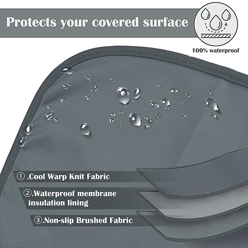 Kritter Planet Waterproof Cooling Dog Mat, Soft Pet Blanket for Summer, Lightweight Outdoor Mat, Reversible Furniture Cove...