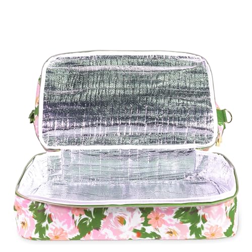 kate spade new york Large Capacity Insulated Cooler Tote Bag, Soft Sided Portable Beach Cooler with Shoulder Strap (Hidden...