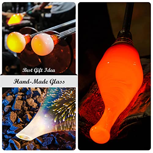 Porseme Essential Oil Diffuser 3D Glass Aromatherapy Ultrasonic Humidifier, Air Refresh Auto Shut-Off, Timer Setting, BPA ...