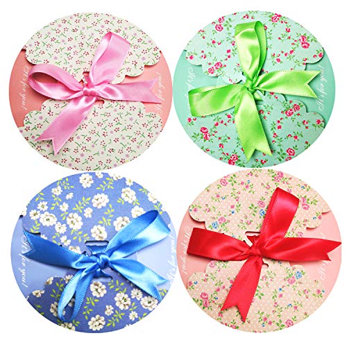 Chilly Gift Treat Boxes 20 Pack Gift Boxes with Ribbons for Cake, Cookies, Goodies, Candy, Handmade Bath Bombs Shower Soap...