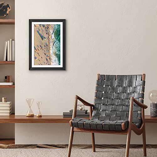 Americanflat 13x19 Picture Frame with Shatter-Resistant Glass - Use as 11x17 Frame with Mat or Display 13x19 Photo Without...
