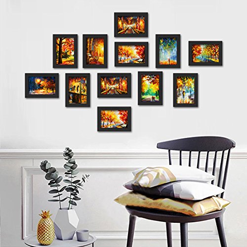 Giftgarden 4x6 Picture Frame Black 4 x 6 Photo Frames Bulk for Wall or Tabletop, Set of 12
