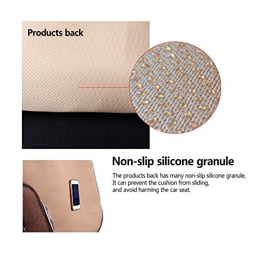 Suninbox Car Seat Cover,Linen Bottom Car Seat Covers,Universal Cloth Car Seat Cushion Cooling Breathable Ventilated Front ...