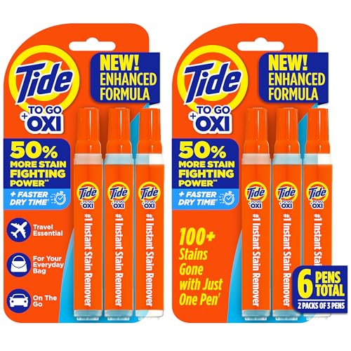 Tide Pen Stain Remover for Clothes, To Go Pen, Instant Stain Remover Pen & Spot Cleaner, Portable & Travel-Friendly, Works...