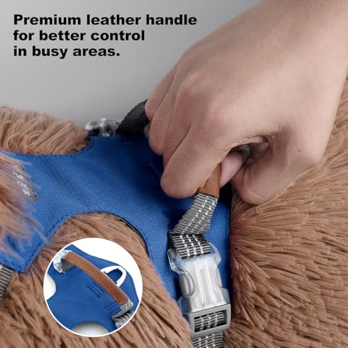 ApakBak No Pull Dog Harness – Adjustable Reflective Nylon Vest for Small Medium Large Dogs, Escape Proof Training Harness ...