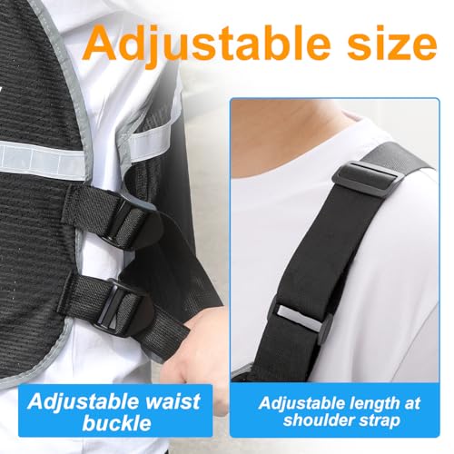 sktikuniy Cooling Vest for Men & Women with 8 Reusable Ice Packs, Lightweight Adjustable Breathable Design with Reflective...