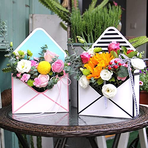 BBJ WRAPS Flower Arrangement Boxes Floral Envelop Box Premium Mixed Style Florist Bouquet Packaging, Perfect for Florists ...