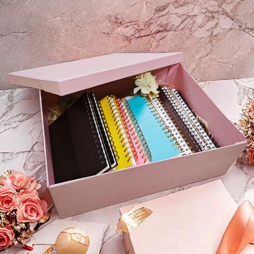 YINUOYOUJIA Large Gift Box 16.5x13x5.5 inches,Pink Gift Box for Presents,Birthday,Valentine's Day,Mother's Day,Christmas,A...
