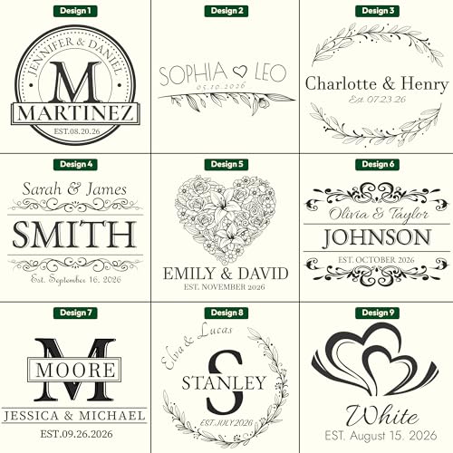 Personalized Cutting Board, Custom Wood Engraved Charcuterie Boards - Best Present for Wedding, Bridal Shower, Engagement,...
