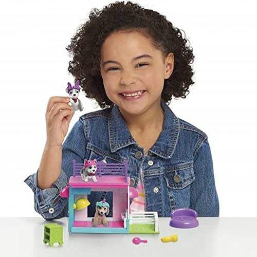 Barbie Pets Spa Day Playset, 8 Piece Connectible Playset with Pet Figures and Accessories, Kids Toys for Ages 3 Up by Just...