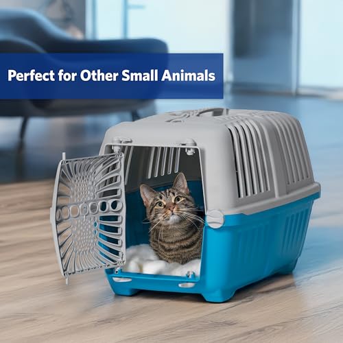 MidWest Homes for Pets Spree Travel Carrier - Hard-Sided Dog & Cat Carrier, Small Pet Travel Crate with Handle, Ventilated...