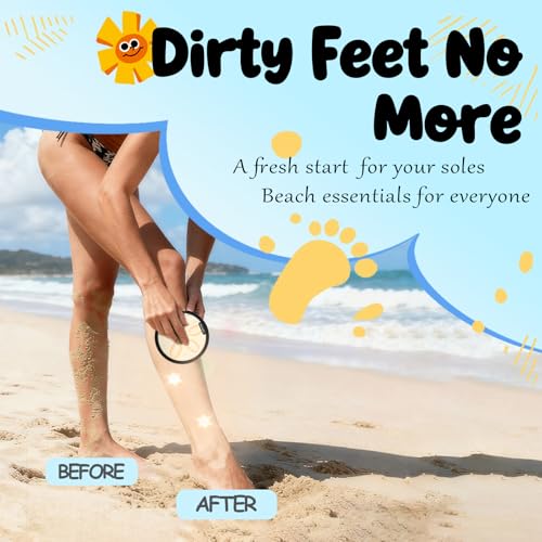 Terra Sage X Beach Sand Remover Mitt for Family Kids Women, Beach Essentials Sand Eraser Accessories, Vacation Must Haves ...