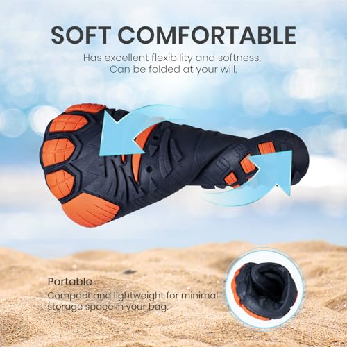 SEEKWAY Barefoot Water Shoes for Kids - Wide Toe Box and Quick-Dry Sand Shoes Toddler for Hiking Swim Beach Pool Kayak Spo...