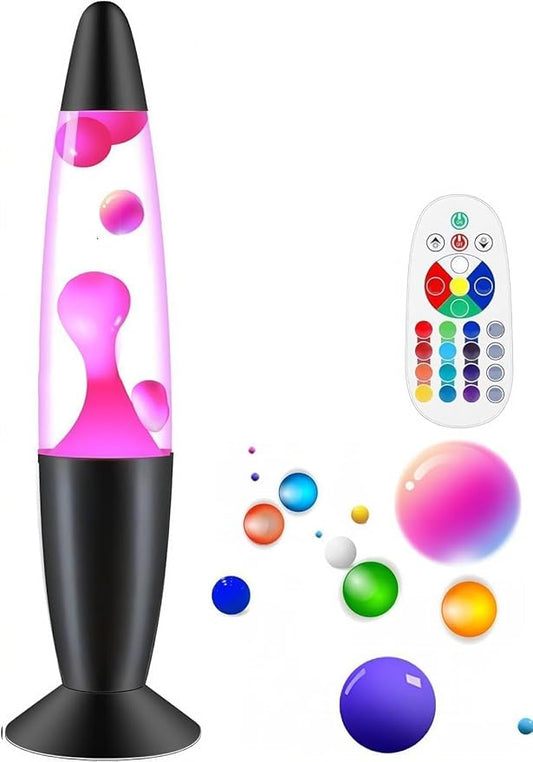 MUHI Color Changing LED Smart Liquid Motion Lamp with Remote - Mood Light for Home Decor, Bedroom, Living Room, Office - R...
