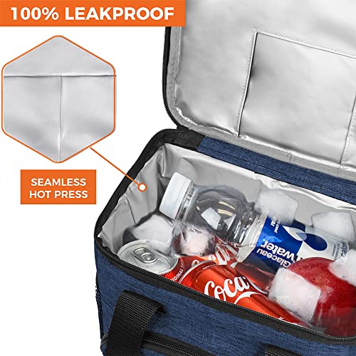 OPUX Soft Cooler Bag, Insulated Collapsible Lunch Cooler Bag for Men Work Camping Beach Travel, Portable Soft Sided Leakpr...