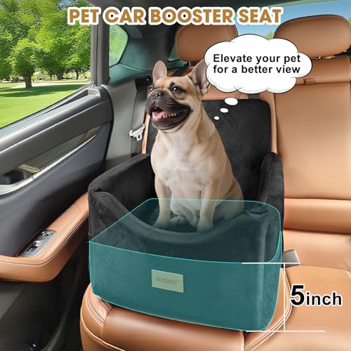 JOEJOY Dog Car Seats for Small Medium Dogs Under 35lbs, Dog Booster Seat with Detachable Washable Cover and Cushion, Memor...