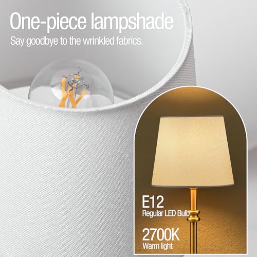 ONEWISH Cordless Lamp-Battery Operated Table lamp, 4000mAh Rechargeable, Stepless Dimmable, Small Touch Bedside Lamp with ...