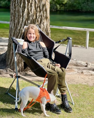 KingCamp Hammock Camping Chair, Swinging Portable Camp Chairs for Adults, 400lbs Heavy Duty Oversized Folding Rocking Chai...