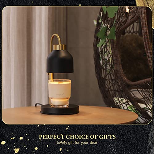 AIKUT Candle Warmer Lamp, 2 Bulbs, Timer & Dimmer, Height Adjustable, Compatible with Large Yankee Candle Jars, 3 Wick Can...