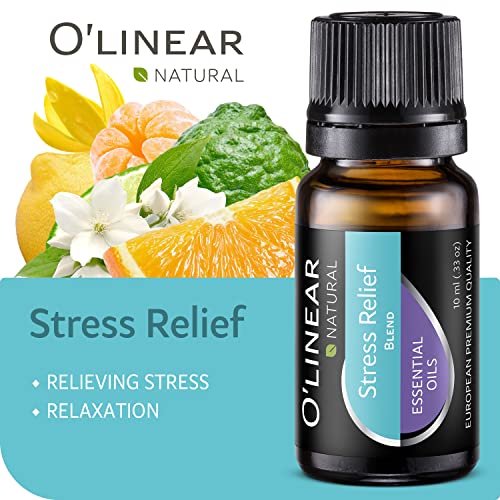 O'linear Essential Oils 6 Blends Set - Perfect for Humidifiers and Diffusers, Aromatherapy Diffuser Oils Scents, Essential...