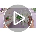 Janinka Artificial Bridesmaid Bouquets Set of 6 Calla Lily Wedding Bouquet Pre-Tied Ivory White Artificial Lily Flowers Br...