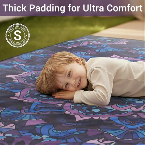 memKiya 60x80" Extra Large Picnic Blankets Waterproof Sandproof Couple Outdoor Beach Blanket Foldable Grass Park Lawn Conc...