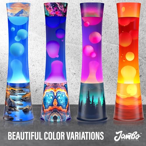 JAMBO 15.5" The Upgraded Motion Lamp, Sunset Decal Motion Light, Beautiful Home Decor, Living Room Bedroom Lamp, Relaxing ...
