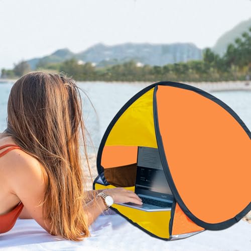 Mini Pop Up Beach Tent, Automatic Instant Mini Dog Tent for Dog Shade & Head Canopy, Laptop Shade for Working Outside, Por...