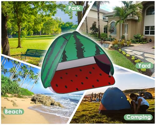 YCConcept Mini Tent for Pets Small Dog Tent for Beach Portable Pop Up Sun Shade Shelter with Phone Compartment for Puppy a...