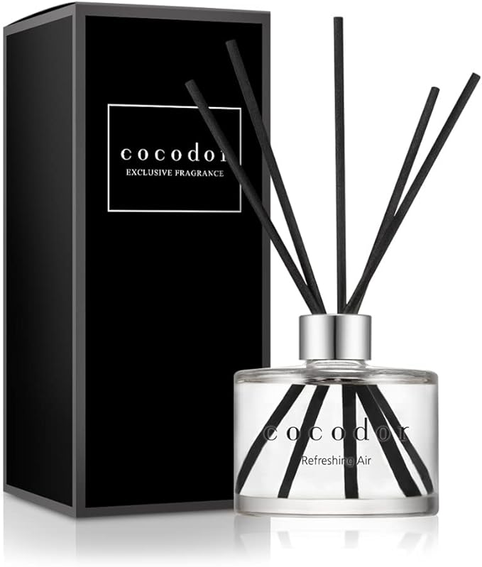 COCODOR Signature Reed Diffuser Set/Refreshing Air / 6.7oz /1 Pack/Home Fragrance Diffuser, Oil Scent Diffuser for Bathroo...