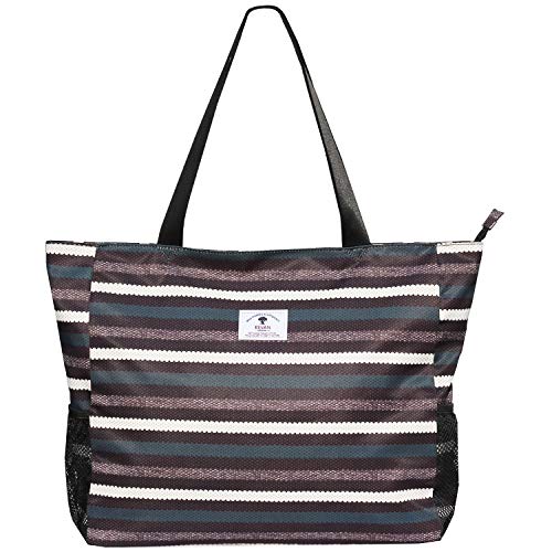 ESVAN Large Lightweight Water Resistant Beach Bag 20 Inch Womens Oversized Tote Bag for Gym, Beach, Travel, Pool, Yoga, Nurse