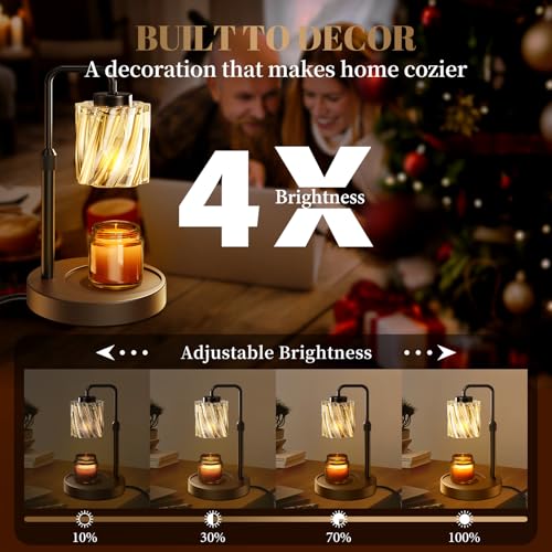 WarmEmbrace Candle Warmer Lamp with Adjustable Height& & Timer Dimmable Light, Gifts for Mom Women, House Warming Gifts Ne...