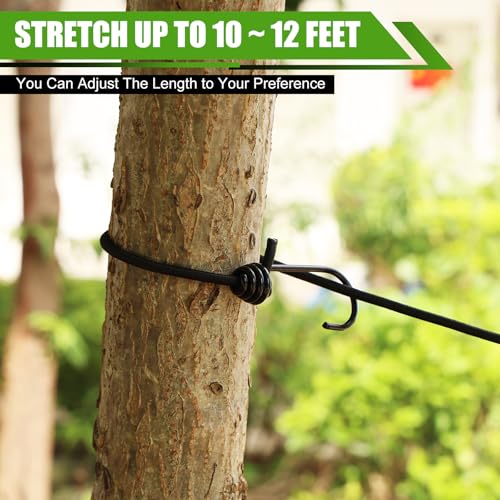 2 Pack Camping Clothesline Portable 12 Clothespins, Camping Accessories Travel Clothesline for Outdoor Indoor, Retractable...