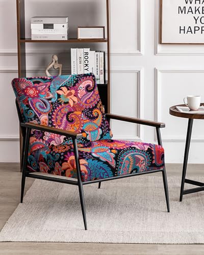 Fuloon Sofa Cushion Covers, Stretch Printed Seat Cushion Cover Couch Seat Slipcovers Washable Furniture Protector for Armc...