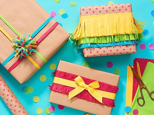 American Greetings Rainbow Tissue Paper, 40 Sheets (8 colors, 20 in. x 20 in.) for Birthdays, All Occasions, Gift Bags and...