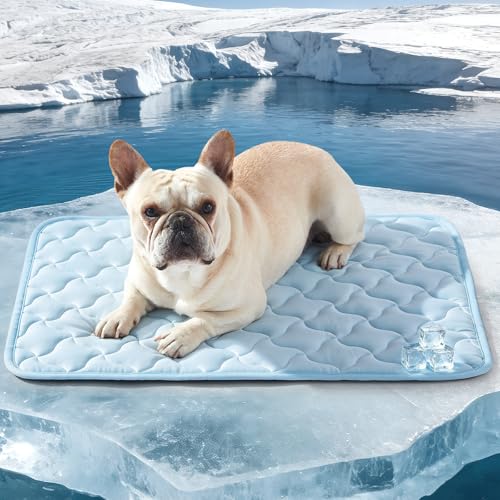 GASUR Cooling Mat for Dogs, Q-Max>0.5 Instant Temp Drop Dog Cooling Mats for Medium Dogs&Cats, Cooling Pad for Dog - Indoo...
