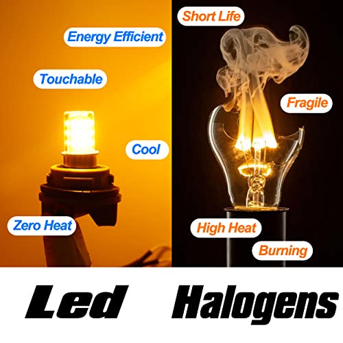 Himalayan Salt Lamp Rock Bulb Dimmable E12 led Sleep Night Light Bulb 2200K Amber Warm, Kx-2000 40W Candelabra T6 C7 4W e1...