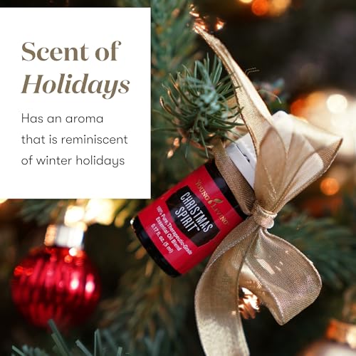 Young Living - Christmas Spirit | Festive Essential Oil Blend for Diffusers | Aromatherapy for Holiday Cheer, Winter Memor...