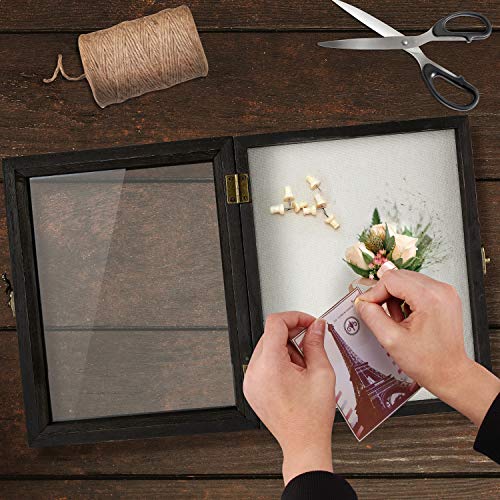 TJ.MOREE Shadow Box for Flowers 8 x 10 Shadowbox Display Case Picture Frame with Glass Window Door Wedding Bouquet Memorab...