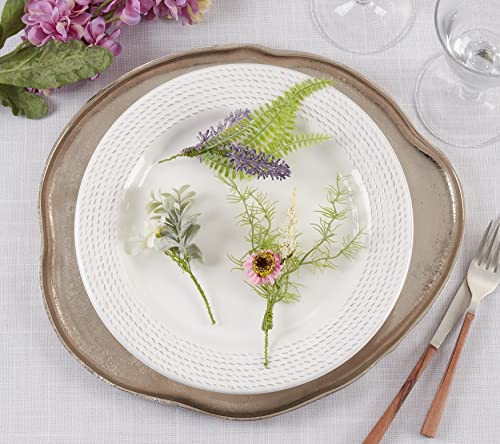 SARO LIFESTYLE Floral Design Napkin Picks (Set of 12)