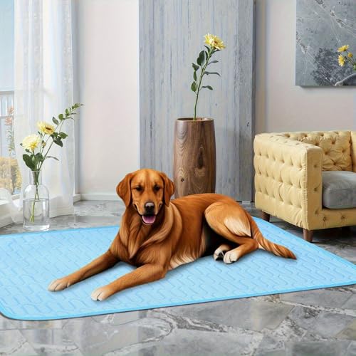 RIHUIN Pet Cooling Pad & Sleeping Mat, Portable Soft Pad, Indoor/Outdoor Use/Perfect as a pet Bed Blanket, Sofa Mattress, ...