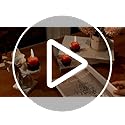 3 Pcs Flower Shaped Scented Candle Set Soy Wax Candle Decor for Table Fireplace Room Aesthetic Cute Gifts for Christmas Wo...