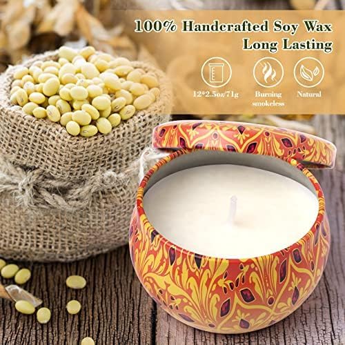 Alikiai Scented Candles for Women, Candles for Home Scented, 12 Pack Soy Wax Christmas Gifts Sets, Birthday Gifts for Wome...