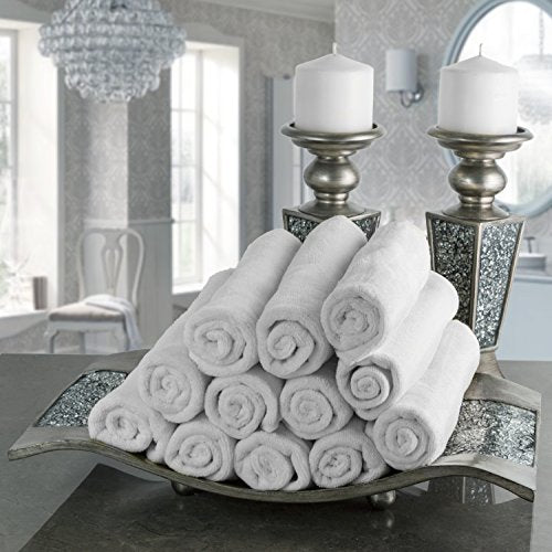 Creative Scents Schonwerk Silver Pillar Candle Holder Set of 2 - Crackled Mosaic Design - Centerpiece Table Decoration - C...