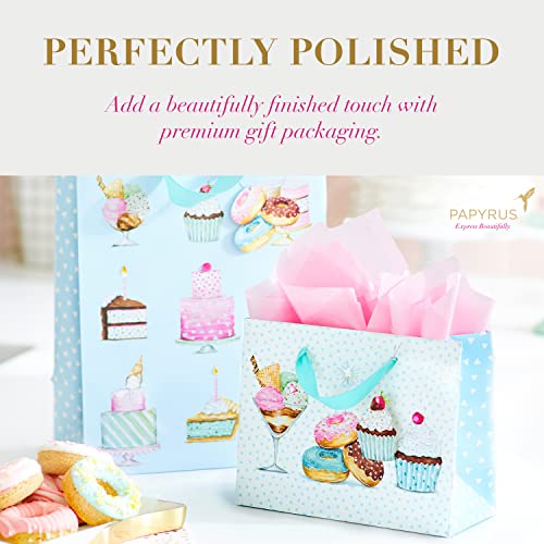 Papyrus 9" Birthday Gift Bag, Happy Birthday Candles (1 Bag)