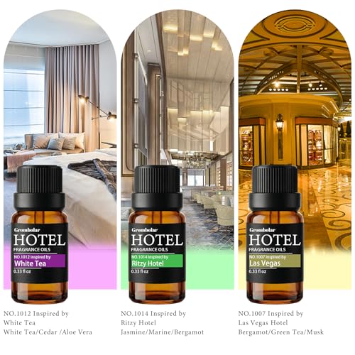 Essential Oils Set-Hotel Collection Diffuser Oil Gift Set,Premium Essential Oil for Diffusers, Home Care, Fragrance, Humid...