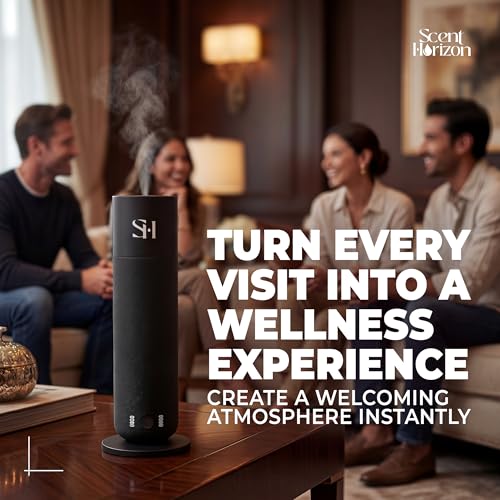 Hotel Waterless Diffuser, Tower Design Upgrade 2026 | 5-Star Hotel Premium Cold Air Oil Diffuser for Large Homes, Offices,...